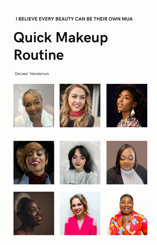 quick makeup routine  ebook Cover)